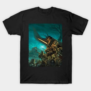 Scarred Lands Cover Art: Hollowfaust: City of Necromancers T-Shirt